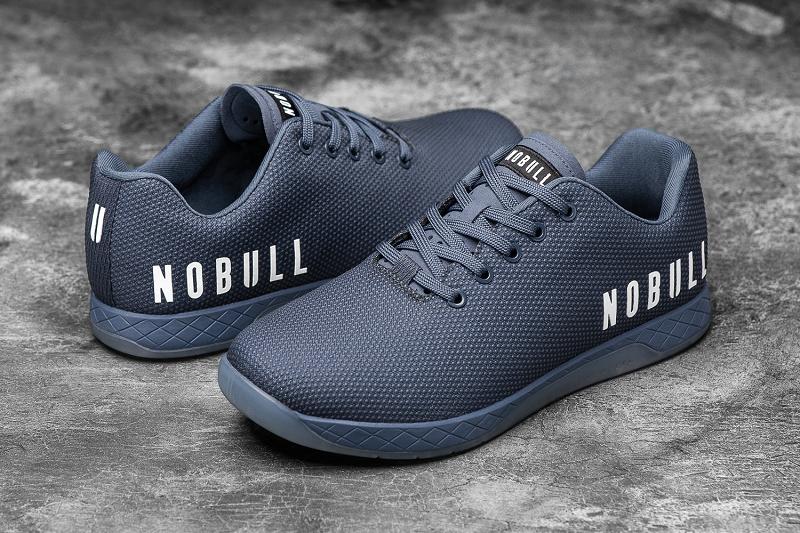 Men's Nobull Navy Trainers Navy | SG M2429Q